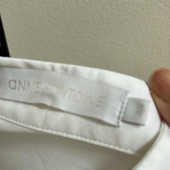 Anne Fontaine blouse with detachable collar - Picture 3 of 6